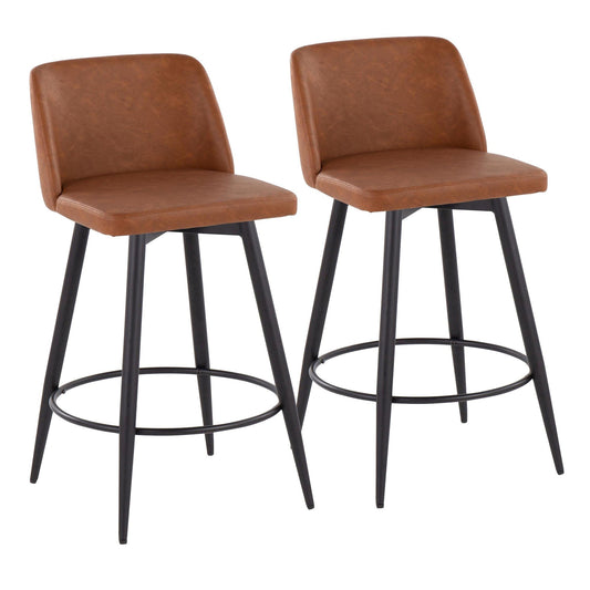Majestic Office Furniture 26" Fixed-Height Counter Stool - Set of 2