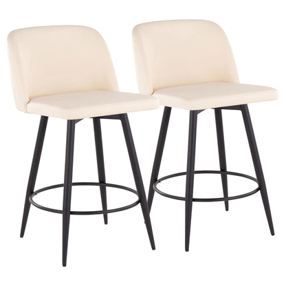 Majestic Office Furniture 26" Fixed-Height Counter Stool - Set of 2