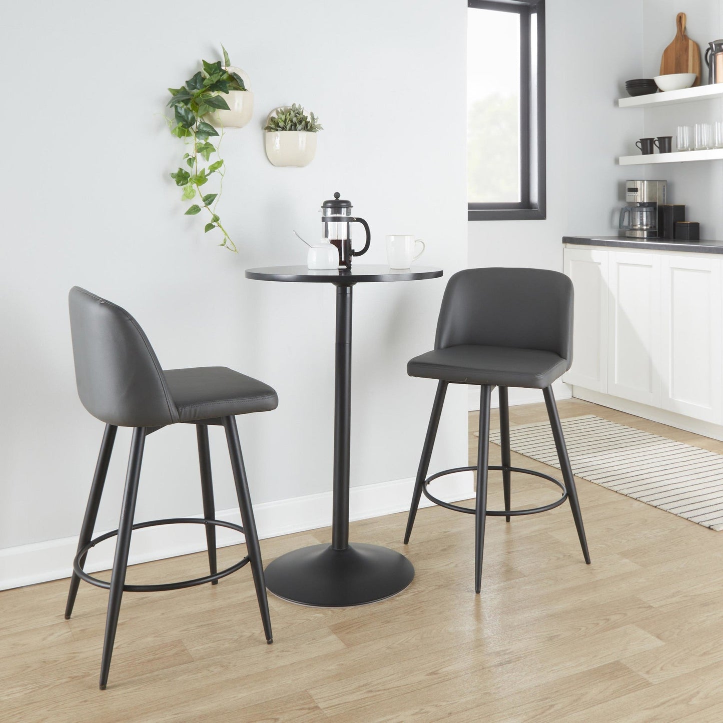 Majestic Office Furniture 26" Fixed-Height Counter Stool - Set of 2