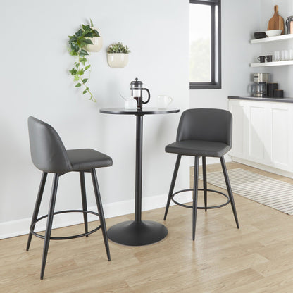 Majestic Office Furniture 26" Fixed-Height Counter Stool - Set of 2