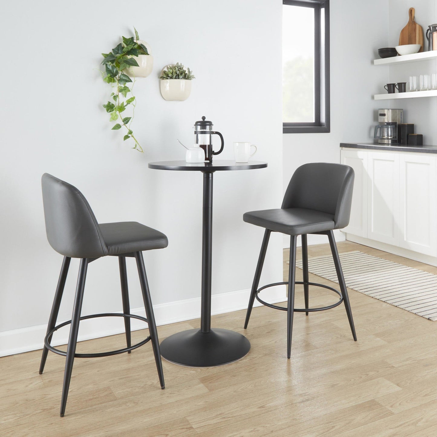 Majestic Office Furniture 26" Fixed-Height Counter Stool - Set of 2
