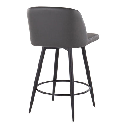 Majestic Office Furniture 26" Fixed-Height Counter Stool - Set of 2