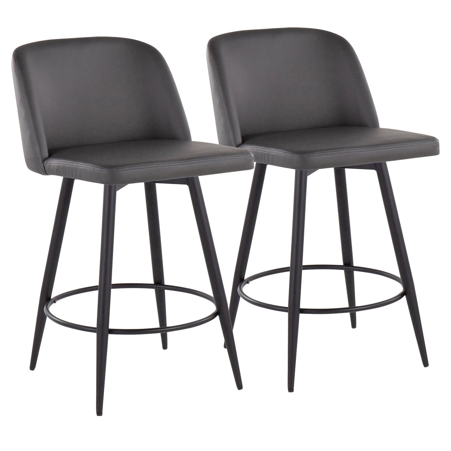 Majestic Office Furniture 26" Fixed-Height Counter Stool - Set of 2