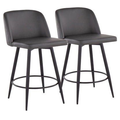 Majestic Office Furniture 26" Fixed-Height Counter Stool - Set of 2