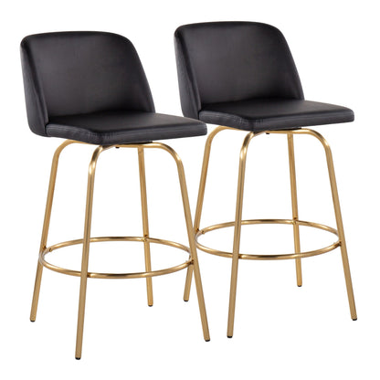 Majestic Office Furniture 26" Fixed-Height Counter Stool - Set of 2