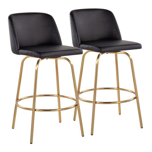 Majestic Office Furniture 26" Fixed-Height Counter Stool - Set of 2