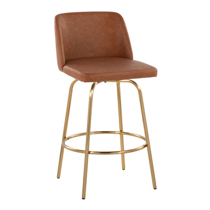 Majestic Office Furniture 26" Fixed-Height Counter Stool - Set of 2