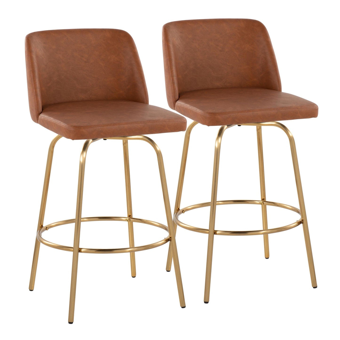 Majestic Office Furniture 26" Fixed-Height Counter Stool - Set of 2