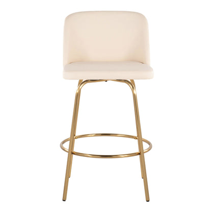 Majestic Office Furniture 26" Fixed-Height Counter Stool - Set of 2