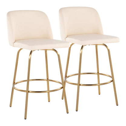 Majestic Office Furniture 26" Fixed-Height Counter Stool - Set of 2