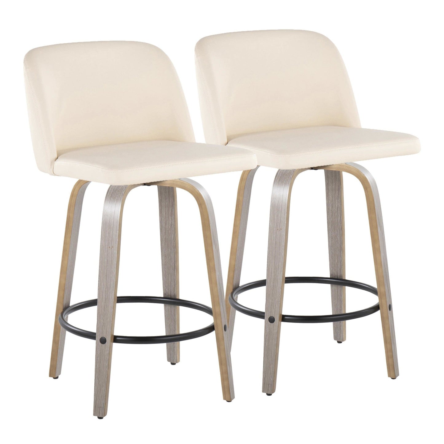 Majestic Office Furniture 26" Fixed-Height Counter Stool - Set of 2