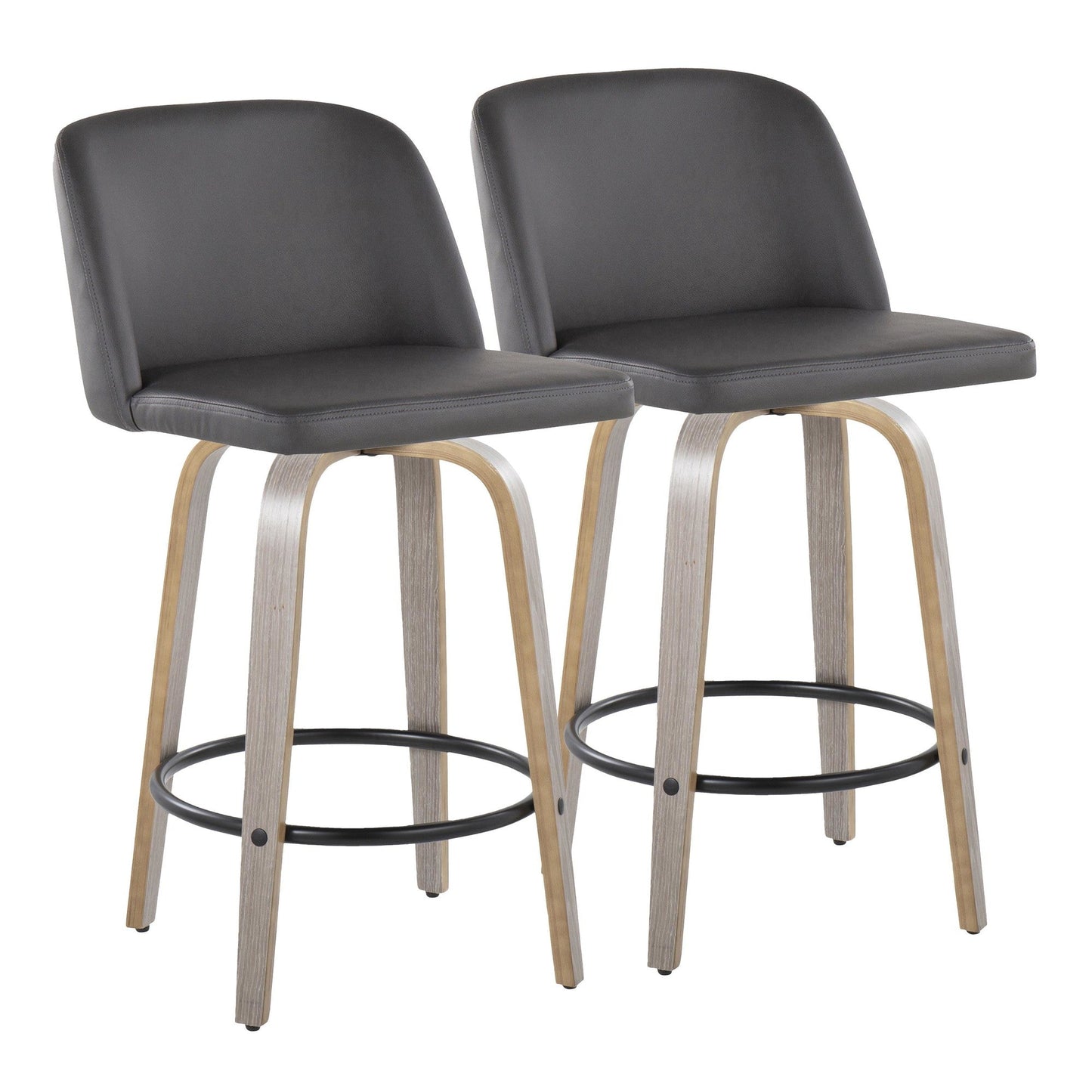 Majestic Office Furniture 26" Fixed-Height Counter Stool - Set of 2