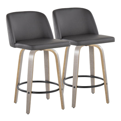 Majestic Office Furniture 26" Fixed-Height Counter Stool - Set of 2