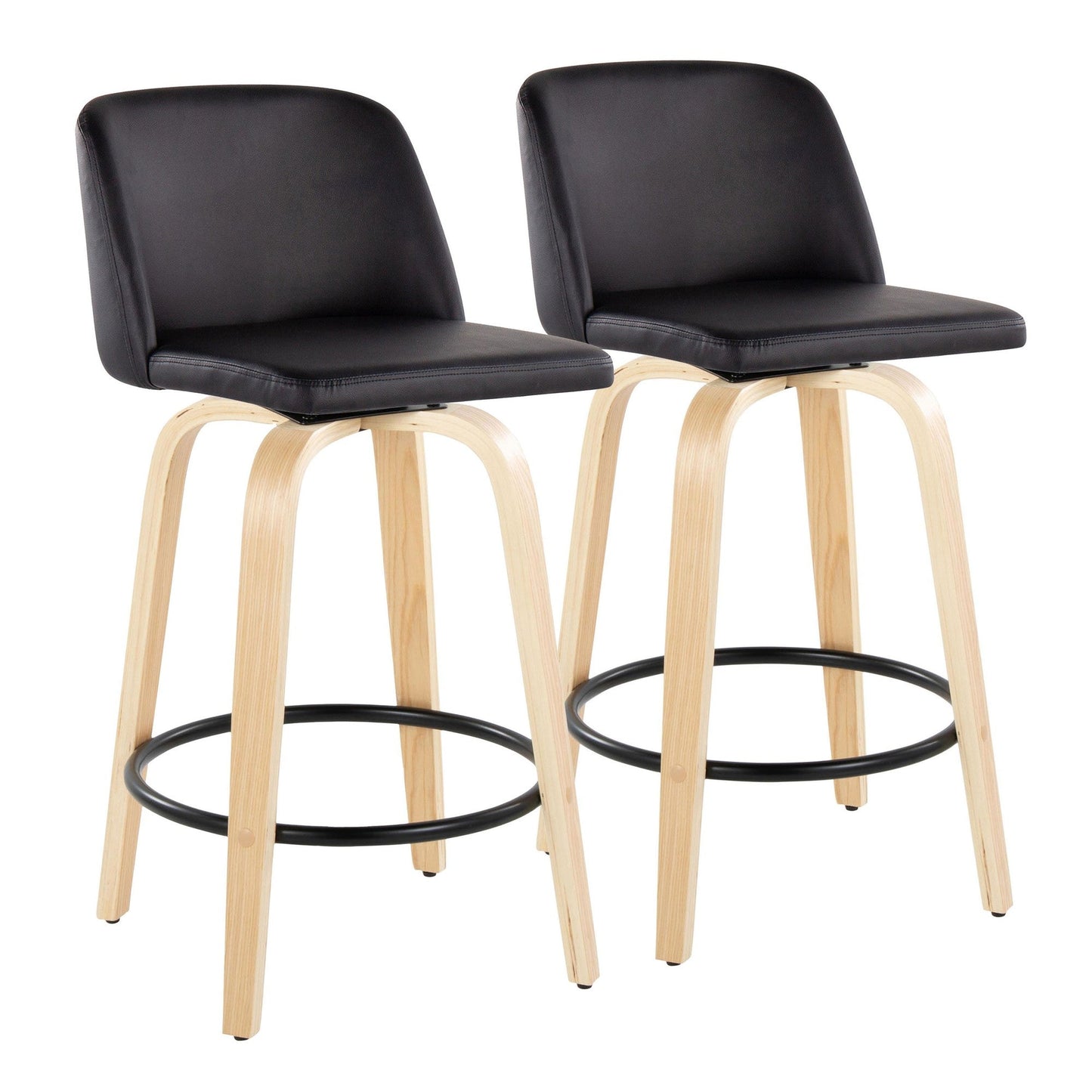 Majestic Office Furniture 26" Fixed-Height Counter Stool - Set of 2