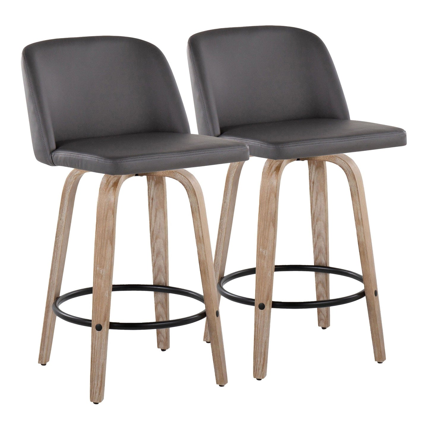 Majestic Office Furniture 26" Fixed-Height Counter Stool - Set of 2