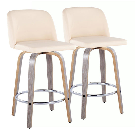 Majestic Office Furniture 26" Fixed-Height Counter Stool - Set of 2