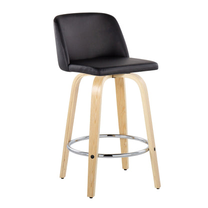 Majestic Office Furniture 26" Fixed-Height Counter Stool - Set of 2