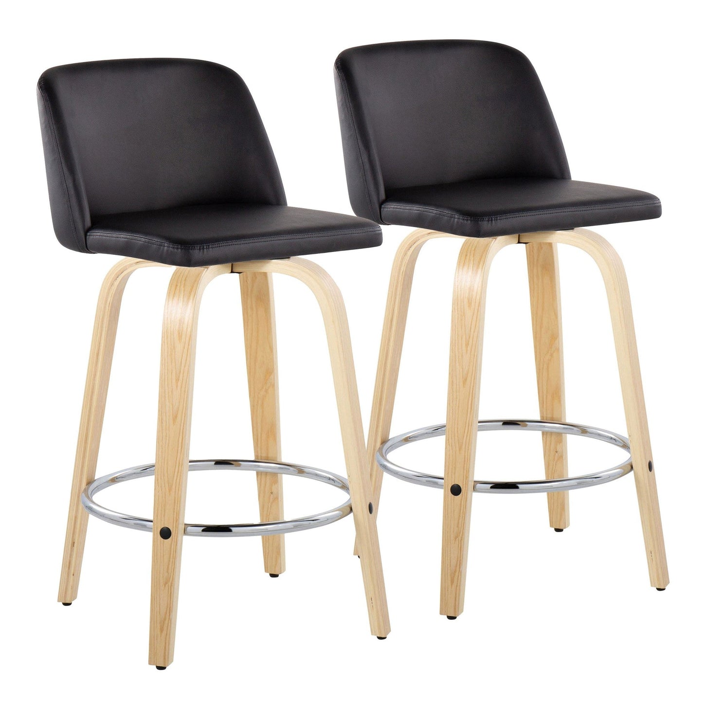 Majestic Office Furniture 26" Fixed-Height Counter Stool - Set of 2