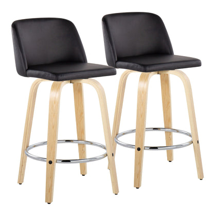 Majestic Office Furniture 26" Fixed-Height Counter Stool - Set of 2