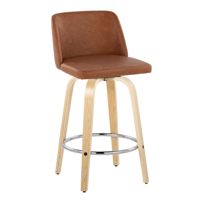 Majestic Office Furniture 26" Fixed-Height Counter Stool - Set of 2