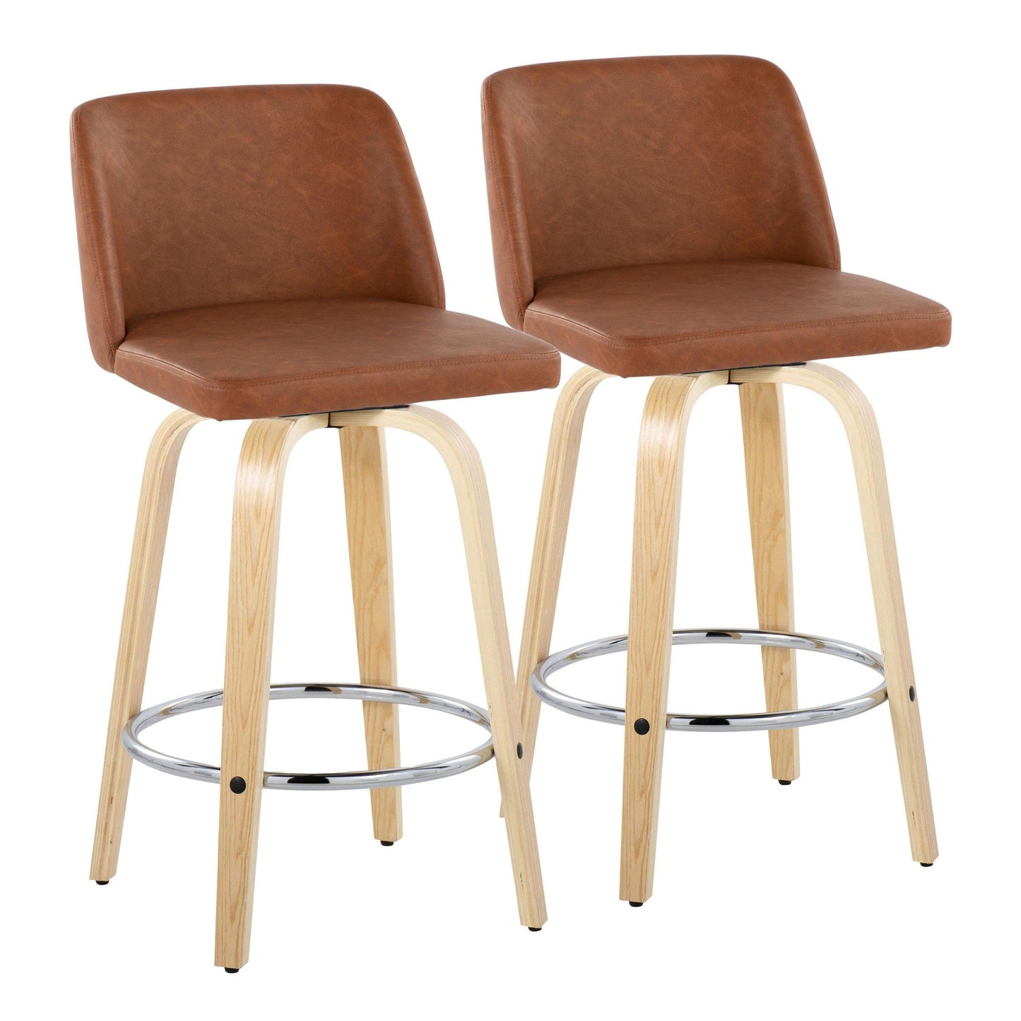 Majestic Office Furniture 26" Fixed-Height Counter Stool - Set of 2