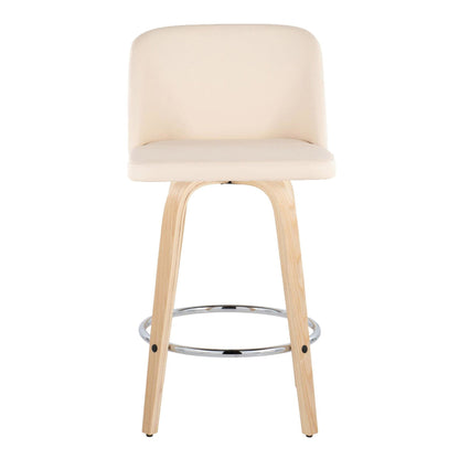 Majestic Office Furniture 26" Fixed-Height Counter Stool - Set of 2