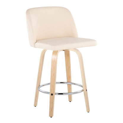 Majestic Office Furniture 26" Fixed-Height Counter Stool - Set of 2