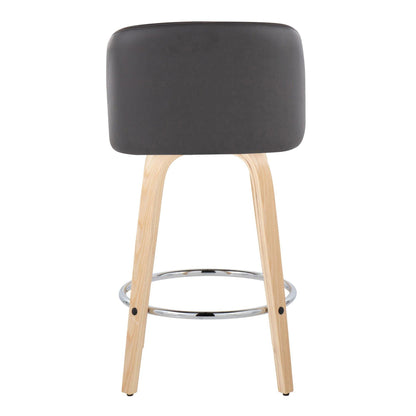 Majestic Office Furniture 26" Fixed-Height Counter Stool - Set of 2