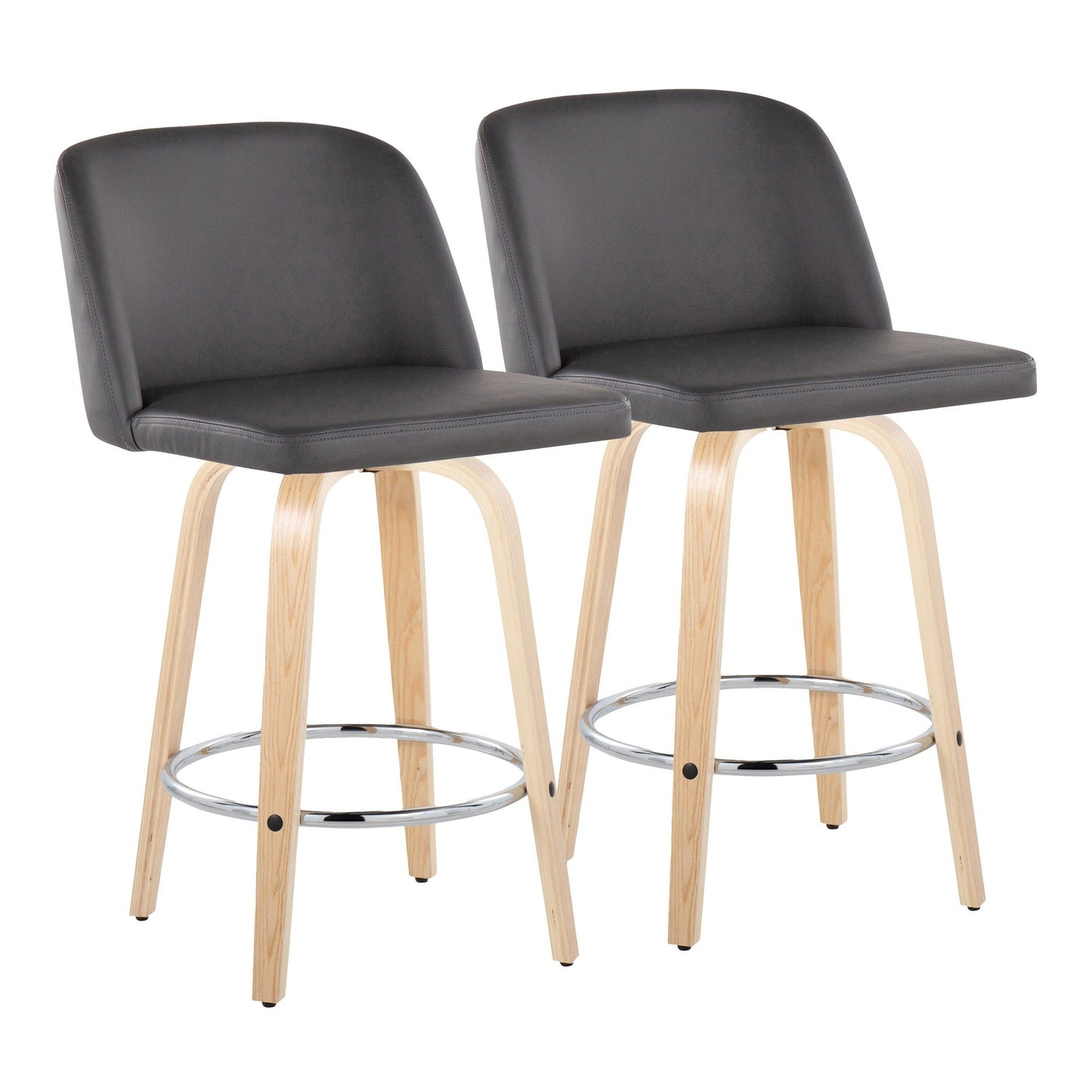 Majestic Office Furniture 26" Fixed-Height Counter Stool - Set of 2