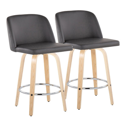 Majestic Office Furniture 26" Fixed-Height Counter Stool - Set of 2