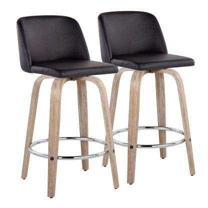 Majestic Office Furniture 26" Fixed-Height Counter Stool - Set of 2