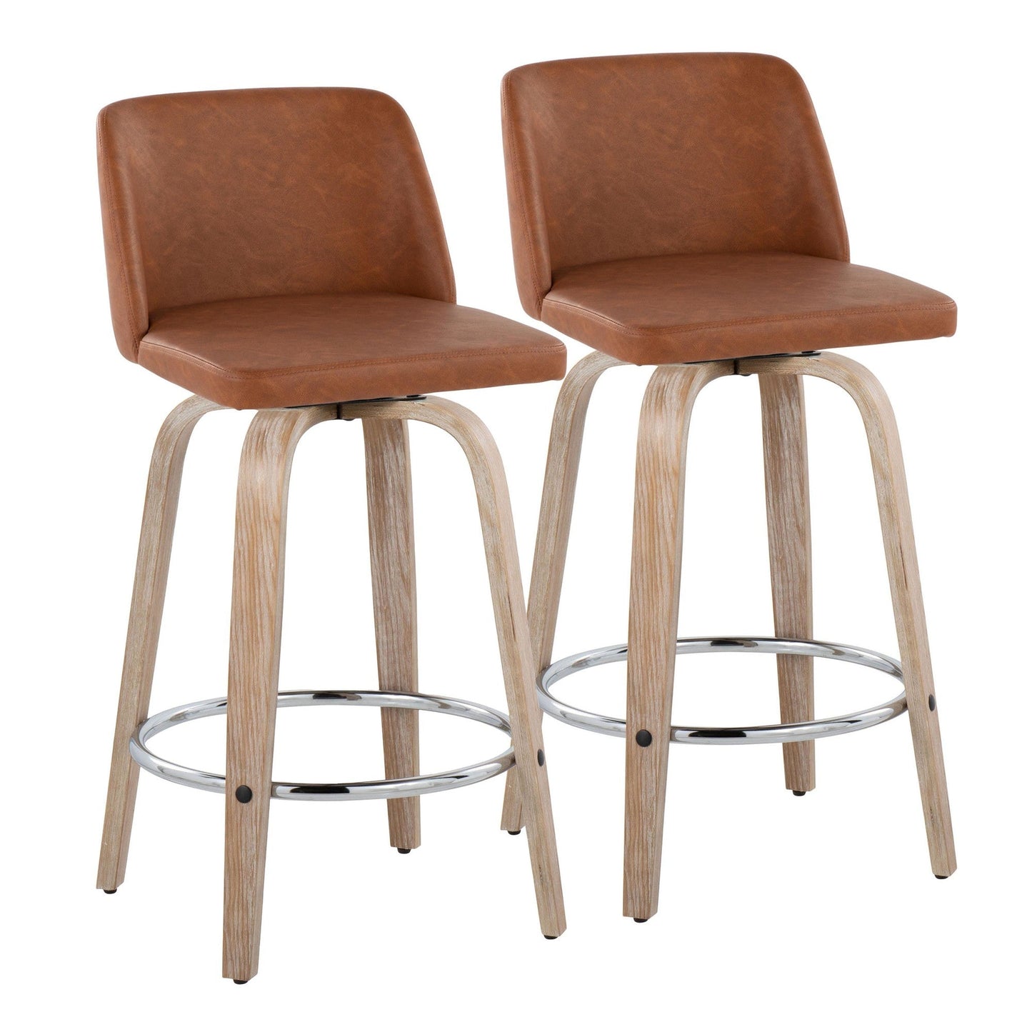 Majestic Office Furniture 26" Fixed-Height Counter Stool - Set of 2