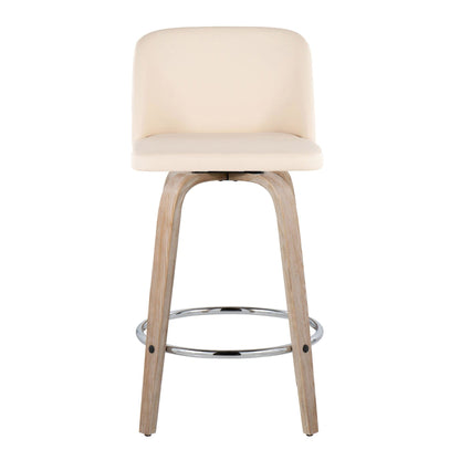 Majestic Office Furniture 26" Fixed-Height Counter Stool - Set of 2