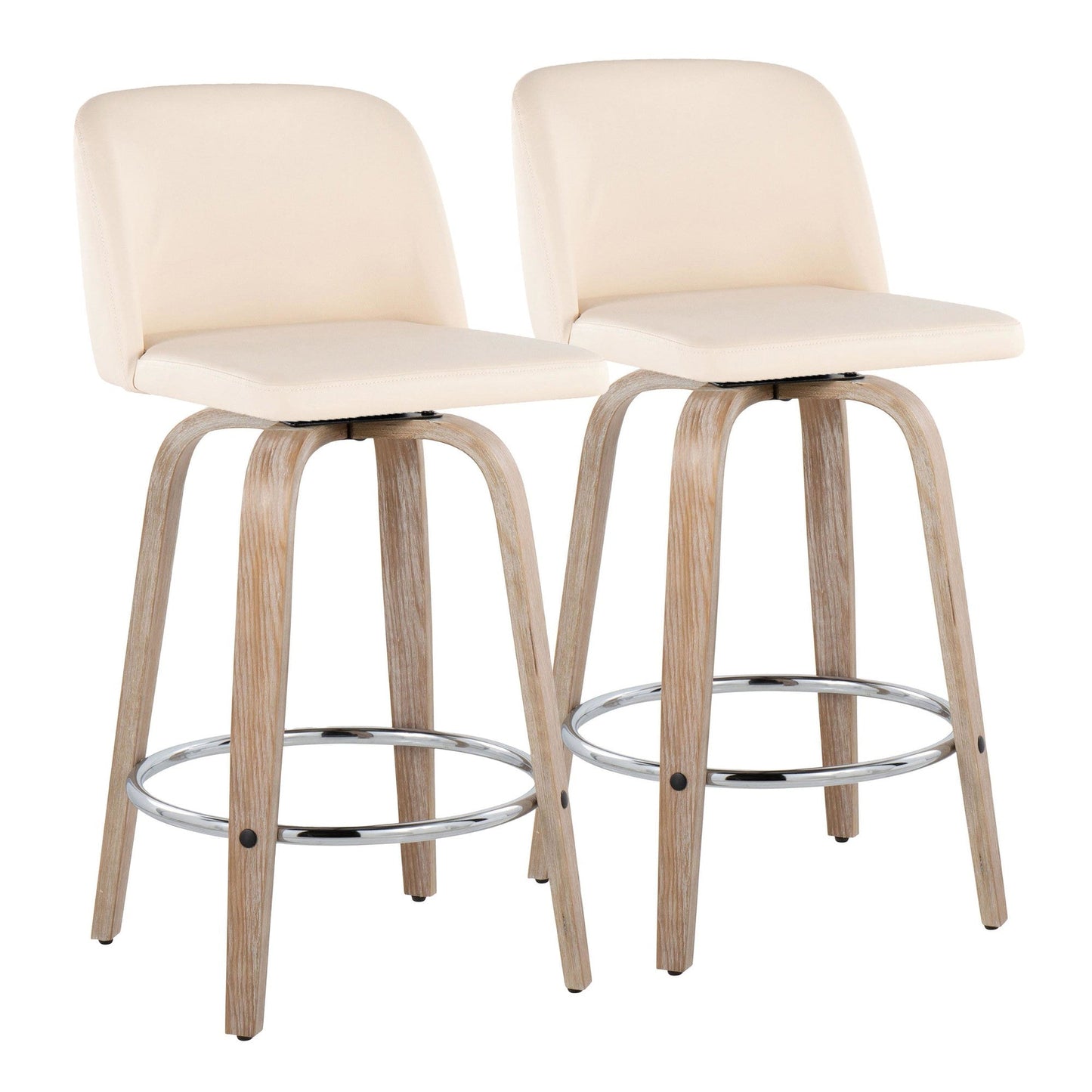 Majestic Office Furniture 26" Fixed-Height Counter Stool - Set of 2
