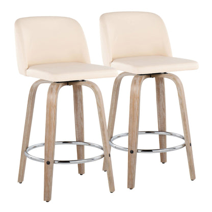 Majestic Office Furniture 26" Fixed-Height Counter Stool - Set of 2