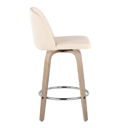 Majestic Office Furniture 26" Fixed-Height Counter Stool - Set of 2