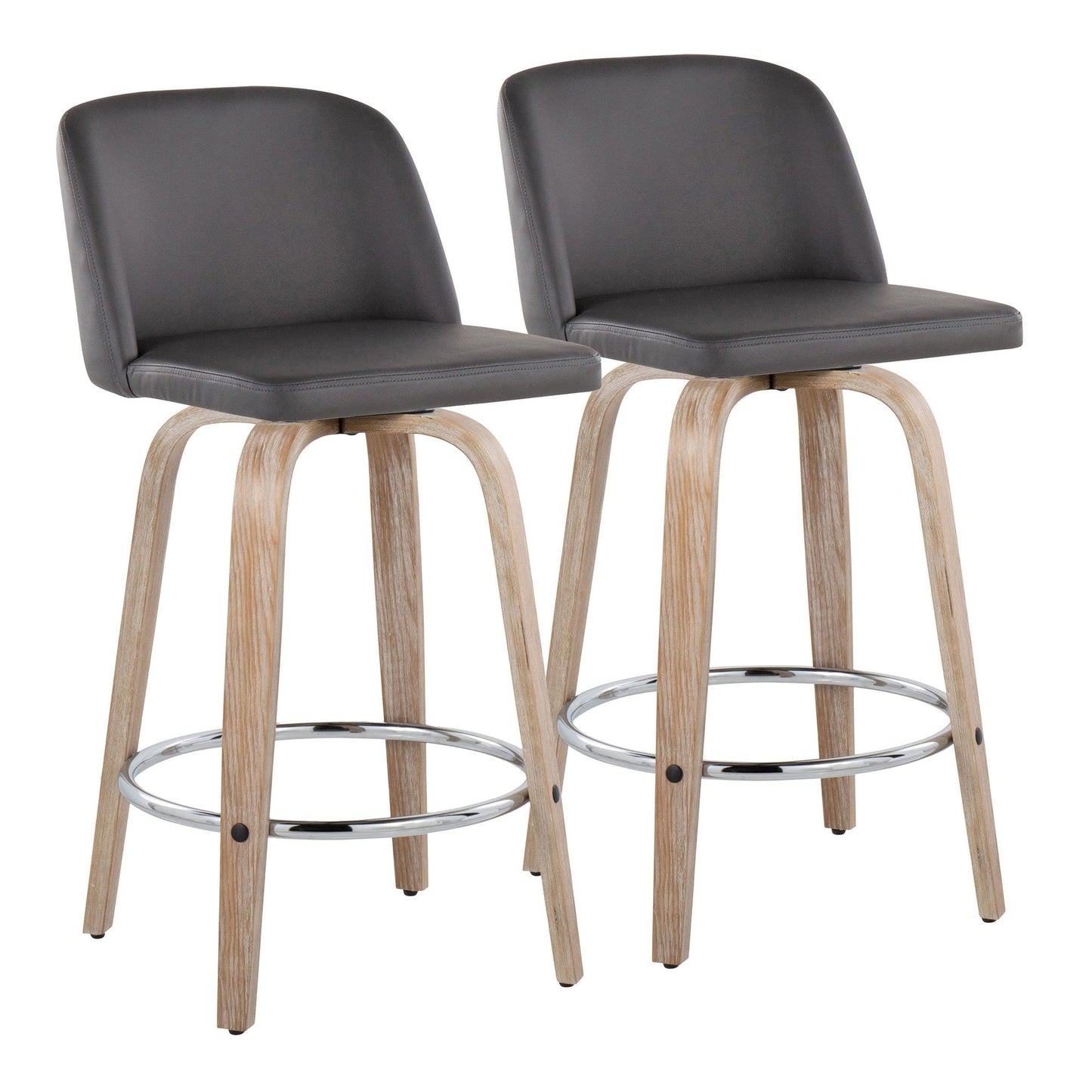 Majestic Office Furniture 26" Fixed-Height Counter Stool - Set of 2