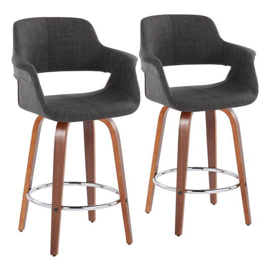 Majestic Office Furniture Flair 26" Fixed-Height Counter Stool - Set of 2