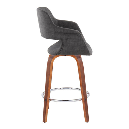 Majestic Office Furniture Flair 26" Fixed-Height Counter Stool - Set of 2