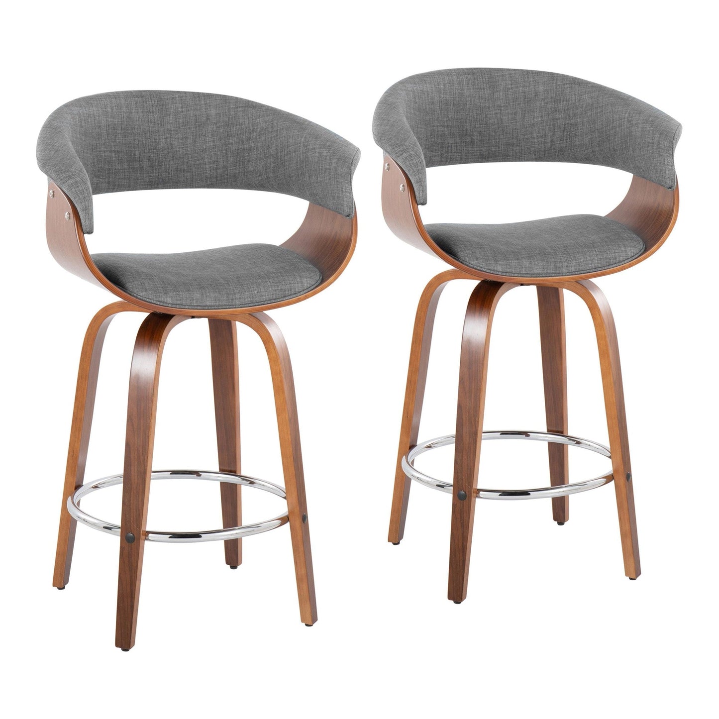 Majestic Office Furniture Mod 26" Fixed-Height Counter Stool - Set of 2