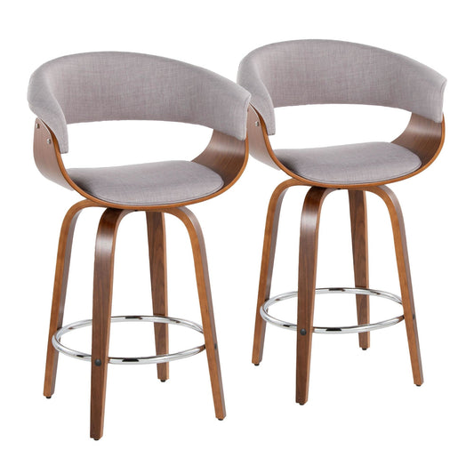 Majestic Office Furniture Mod 26" Fixed-Height Counter Stool - Set of 2