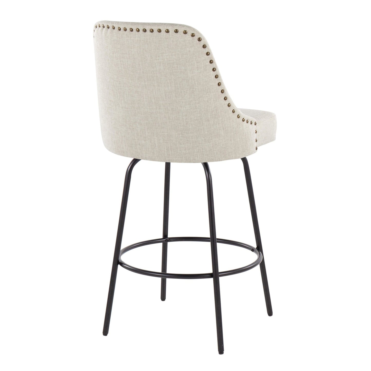 Majestic Office Furniture Marcel 27" Fixed-Height Counter Stool - Set of 2