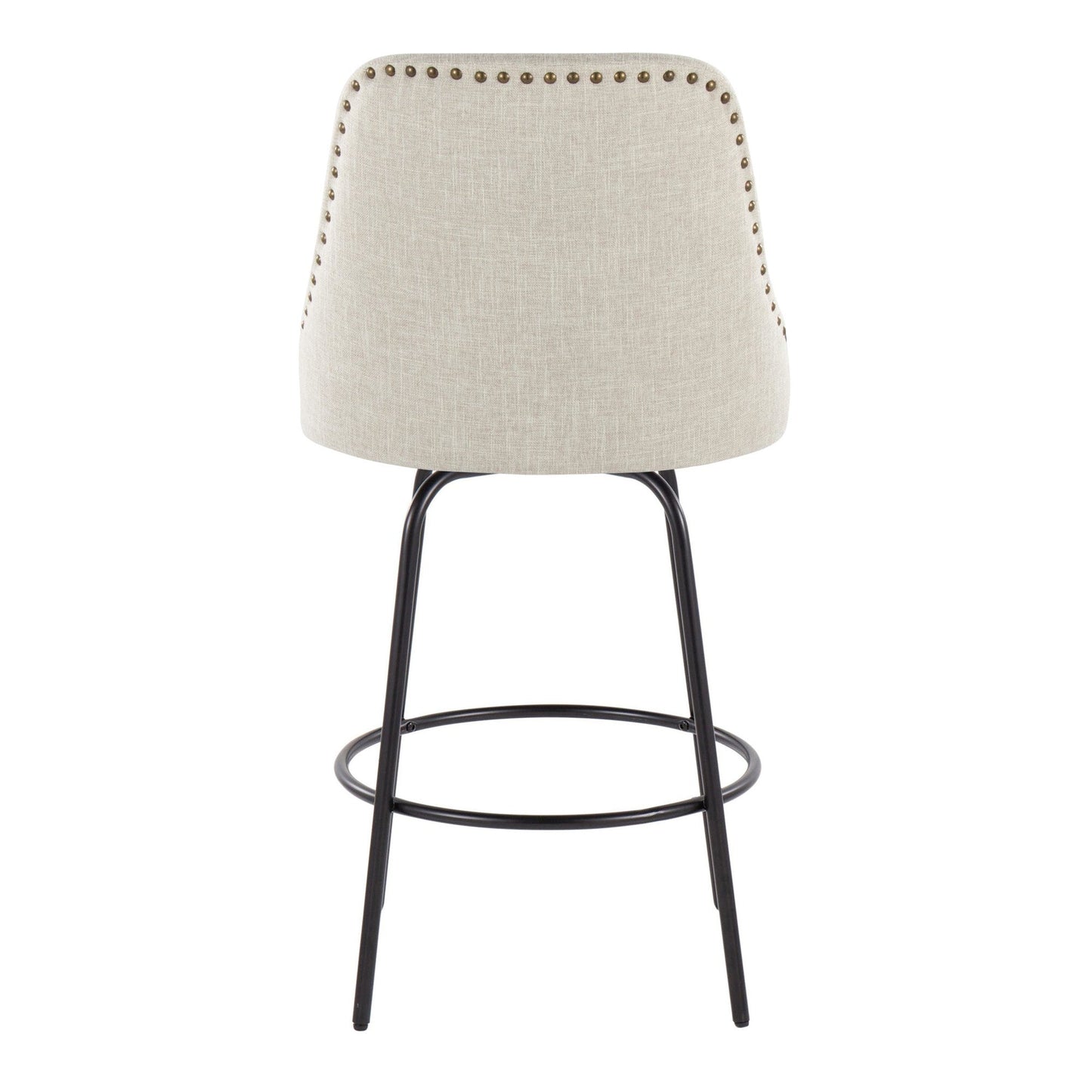Majestic Office Furniture Marcel 27" Fixed-Height Counter Stool - Set of 2