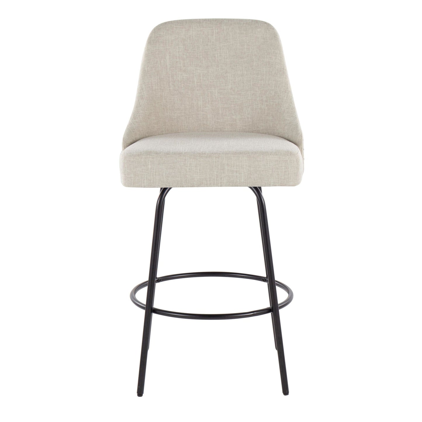 Majestic Office Furniture Marcel 27" Fixed-Height Counter Stool - Set of 2