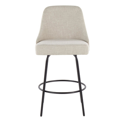 Majestic Office Furniture Marcel 27" Fixed-Height Counter Stool - Set of 2