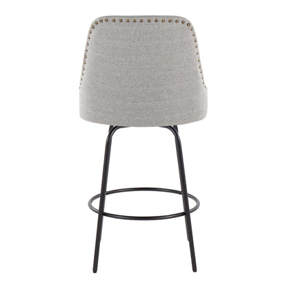 Majestic Office Furniture Marcel 27" Fixed-Height Counter Stool - Set of 2
