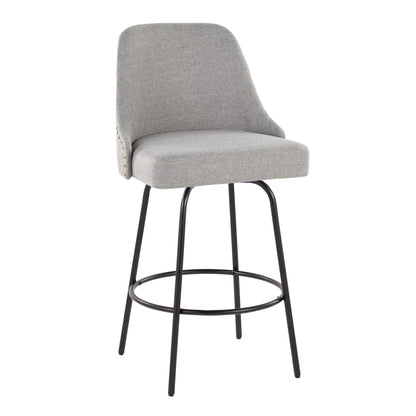 Majestic Office Furniture Marcel 27" Fixed-Height Counter Stool - Set of 2