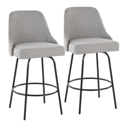 Majestic Office Furniture Marcel 27" Fixed-Height Counter Stool - Set of 2