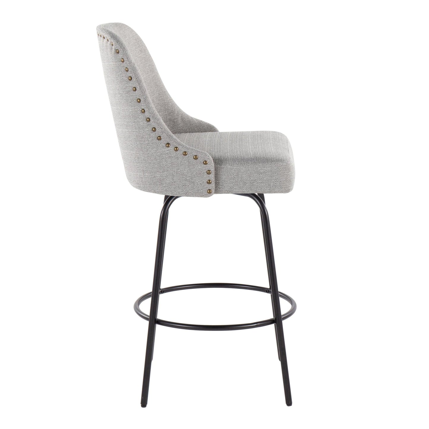 Majestic Office Furniture Marcel 27" Fixed-Height Counter Stool - Set of 2