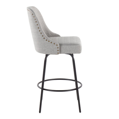 Majestic Office Furniture Marcel 27" Fixed-Height Counter Stool - Set of 2